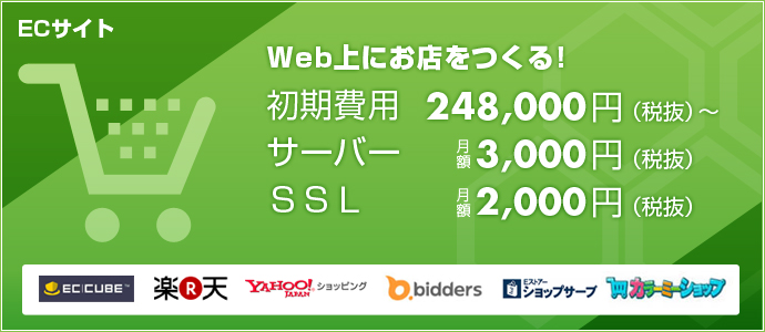 ここから生まれるビジネスチャンス 月額6,600円(税抜)　初期費用68,000円(税抜)